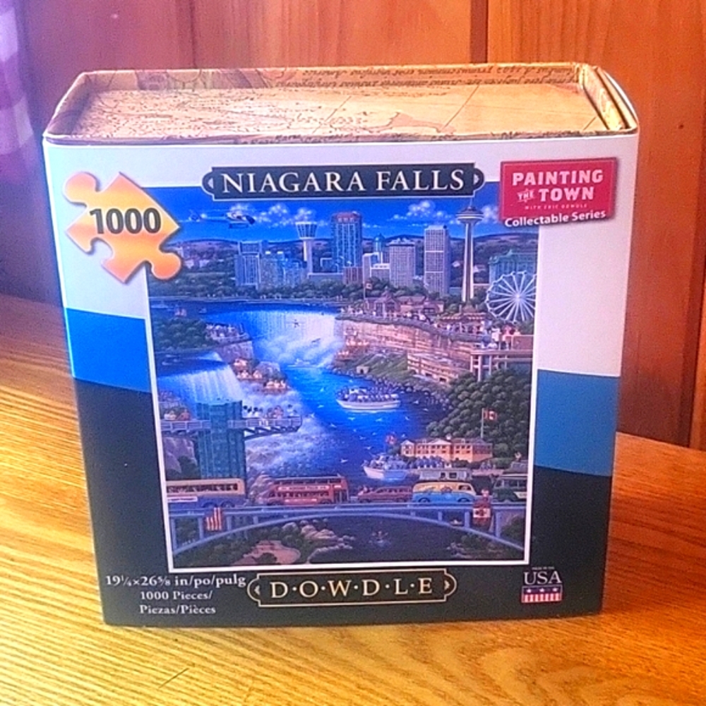 Dowdle 1000 Piece Puzzle Niagara Falls Complete